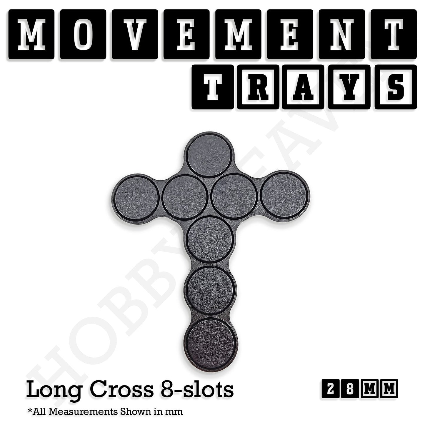 28mm Movement Trays for Tabletop Games | Wargaming | Full Range