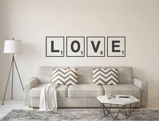 Love Scrabble Letters For Wall