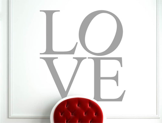 Love Wall Art Decal Letters