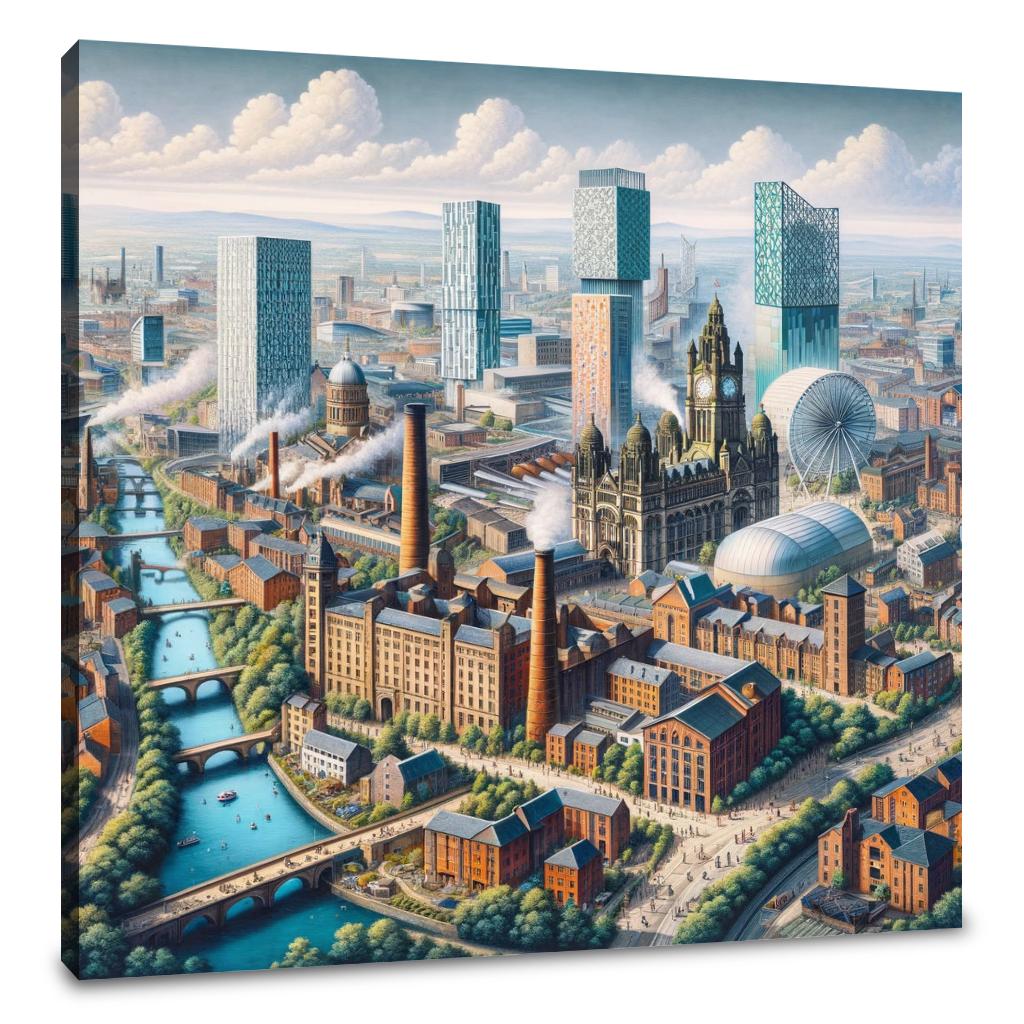 Evolutionary Manchester Canvas