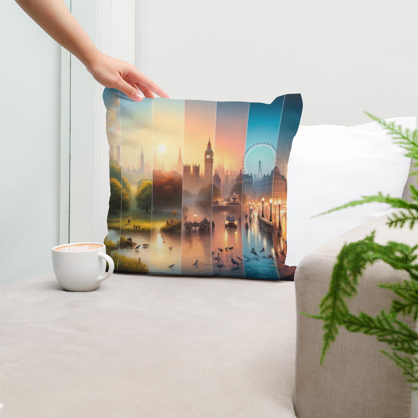 Destinations London Cotton Cushion