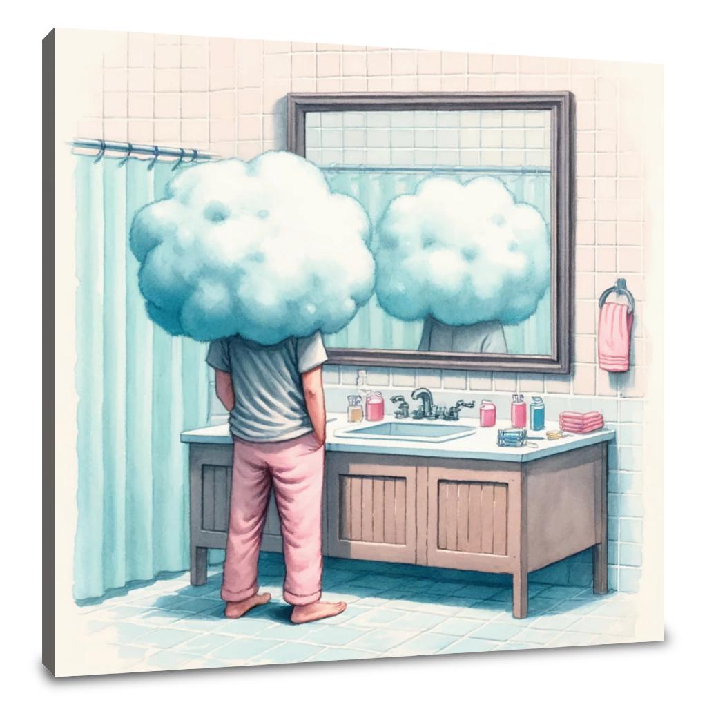 Mirror Reflections Comedy Canvas