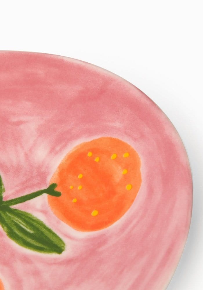 Peaches and Keen Plates After Matisse  - Set of 4