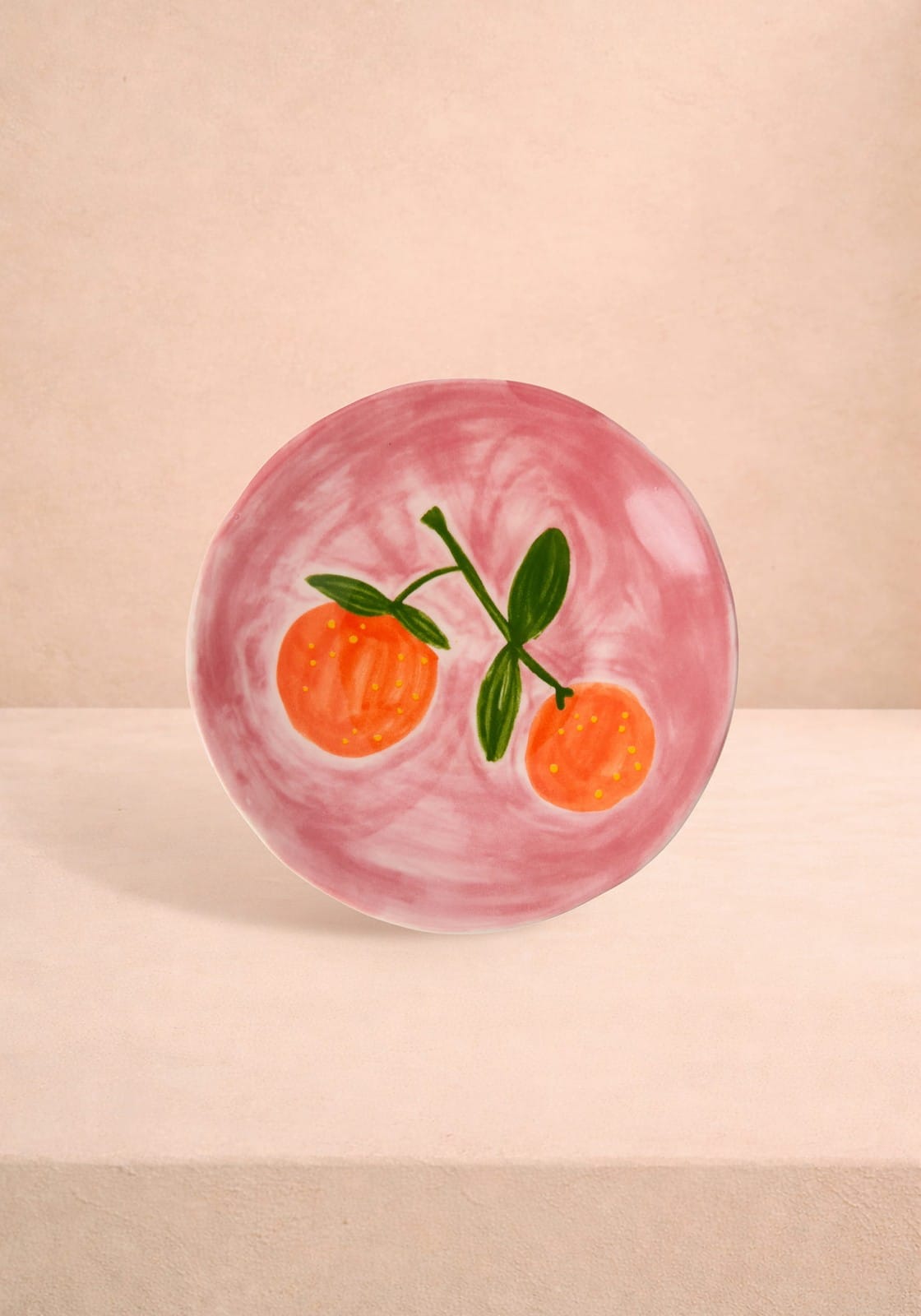 Peaches and Keen Plates After Matisse  - Set of 4