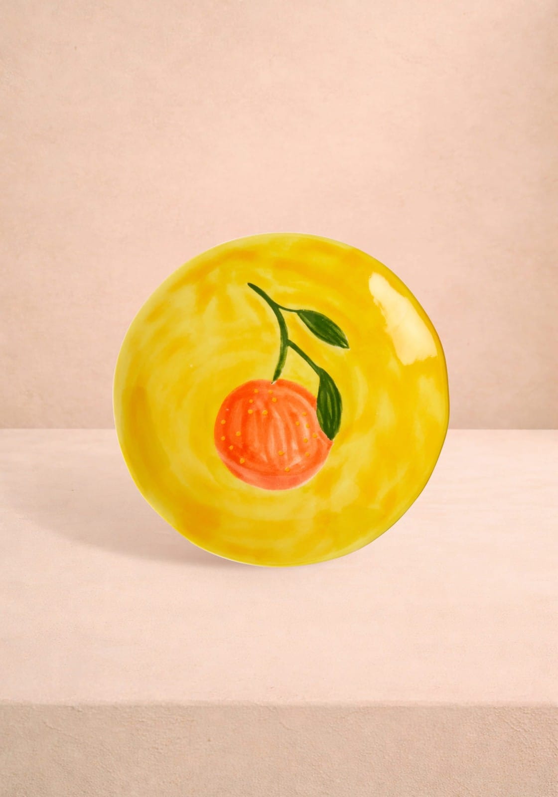 Peaches and Keen Plates After Matisse  - Set of 4
