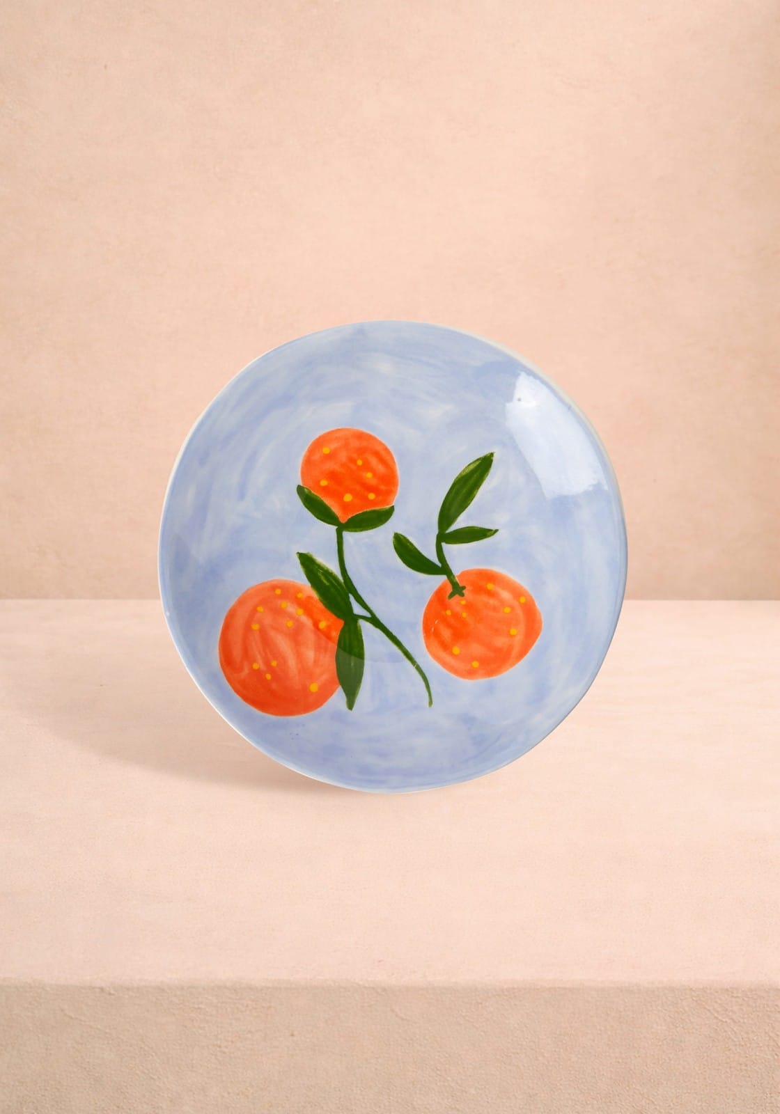 Peaches and Keen Plates After Matisse  - Set of 4