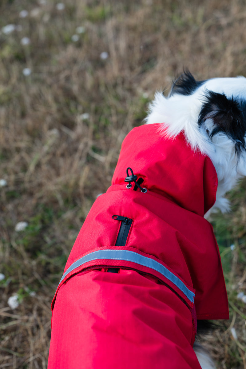 Luxe Waterproof Dog Coat 250g - Red