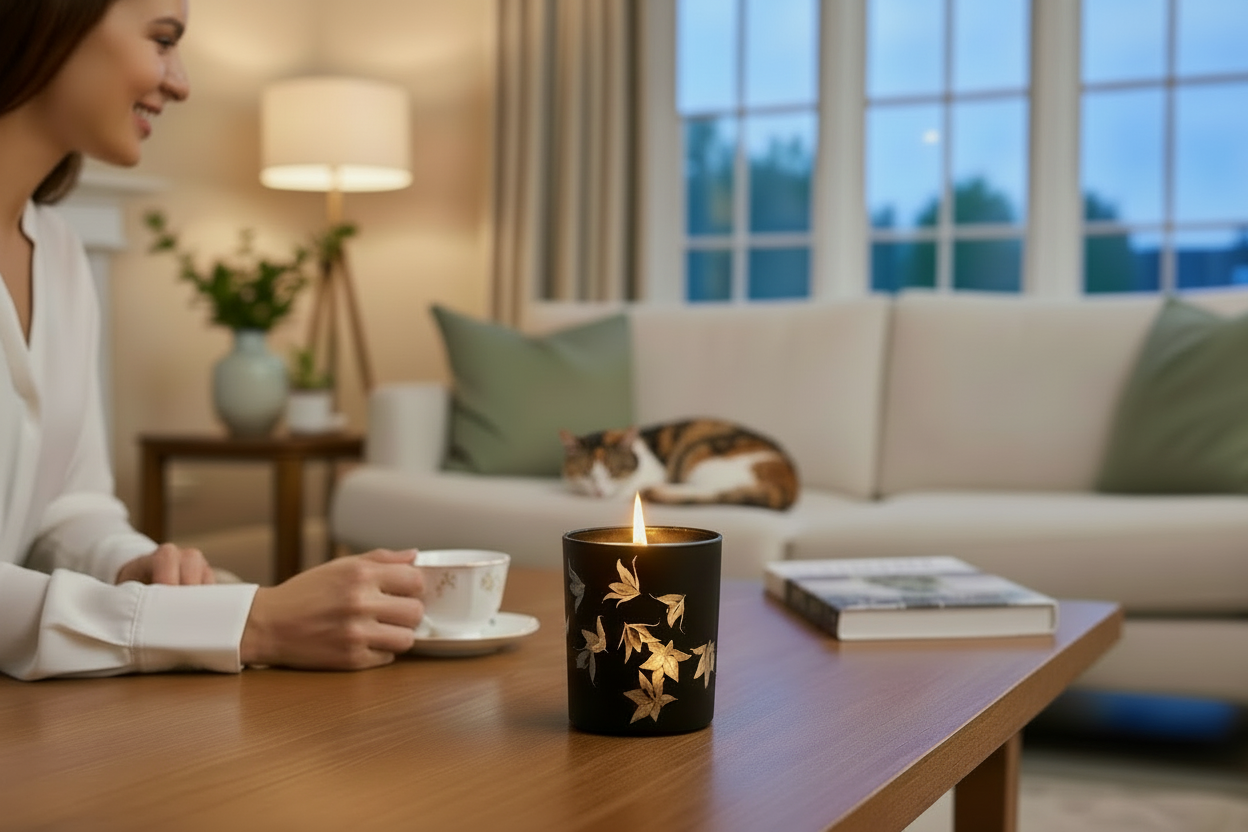 Moon Lily – Luxury Lily & Amber Soy Candle (30cl)