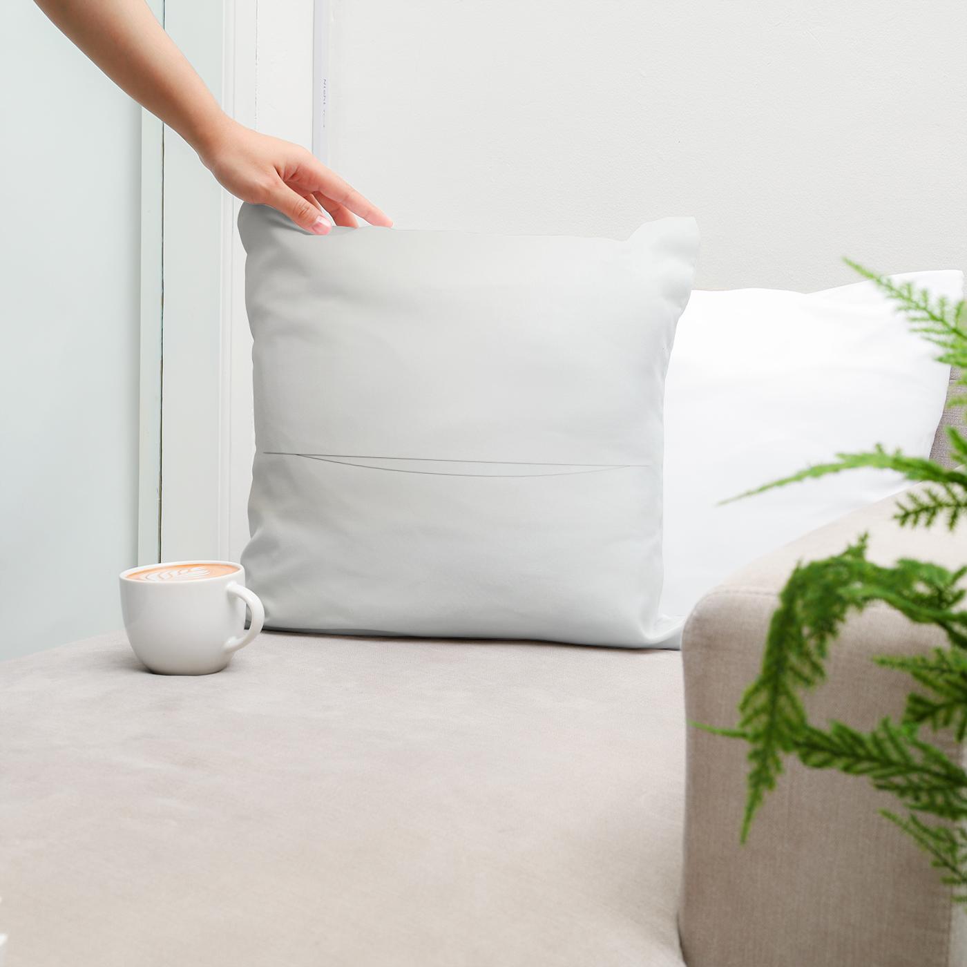 Minimalist Ellipse Cotton Cushion
