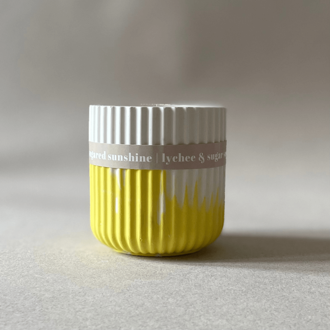 Lychee Stoneware Soy Candle – Fresh Fruity Tropical Candle