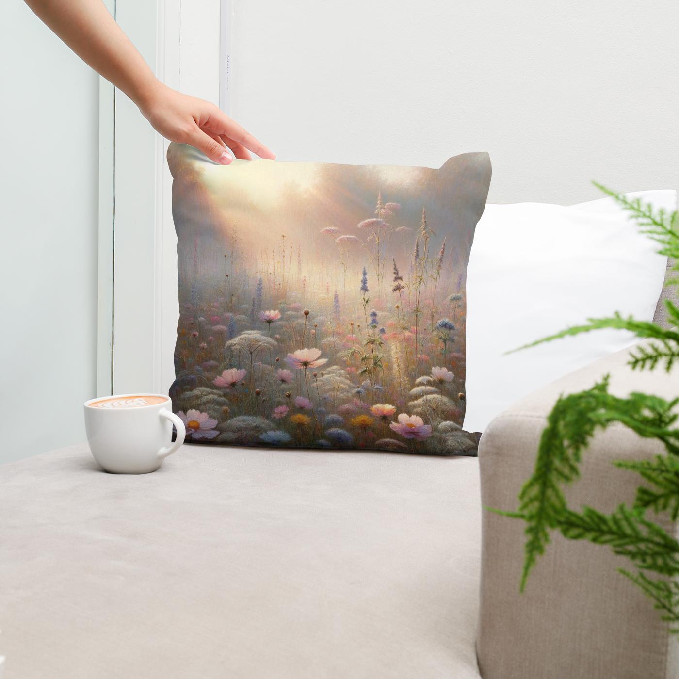Dawn's Tranquility Cotton Cushion