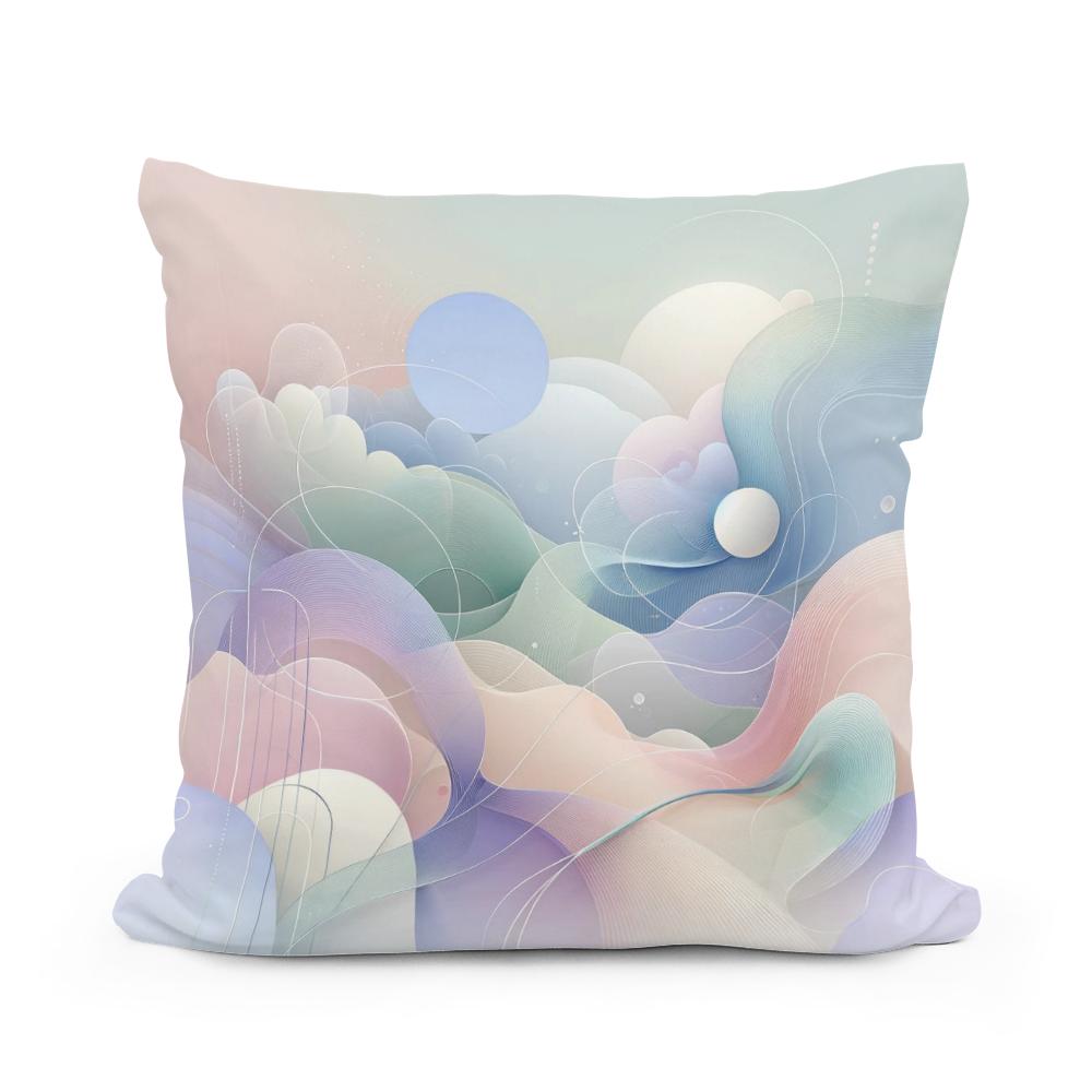 Serene Pastel Whisper Cotton Cushion