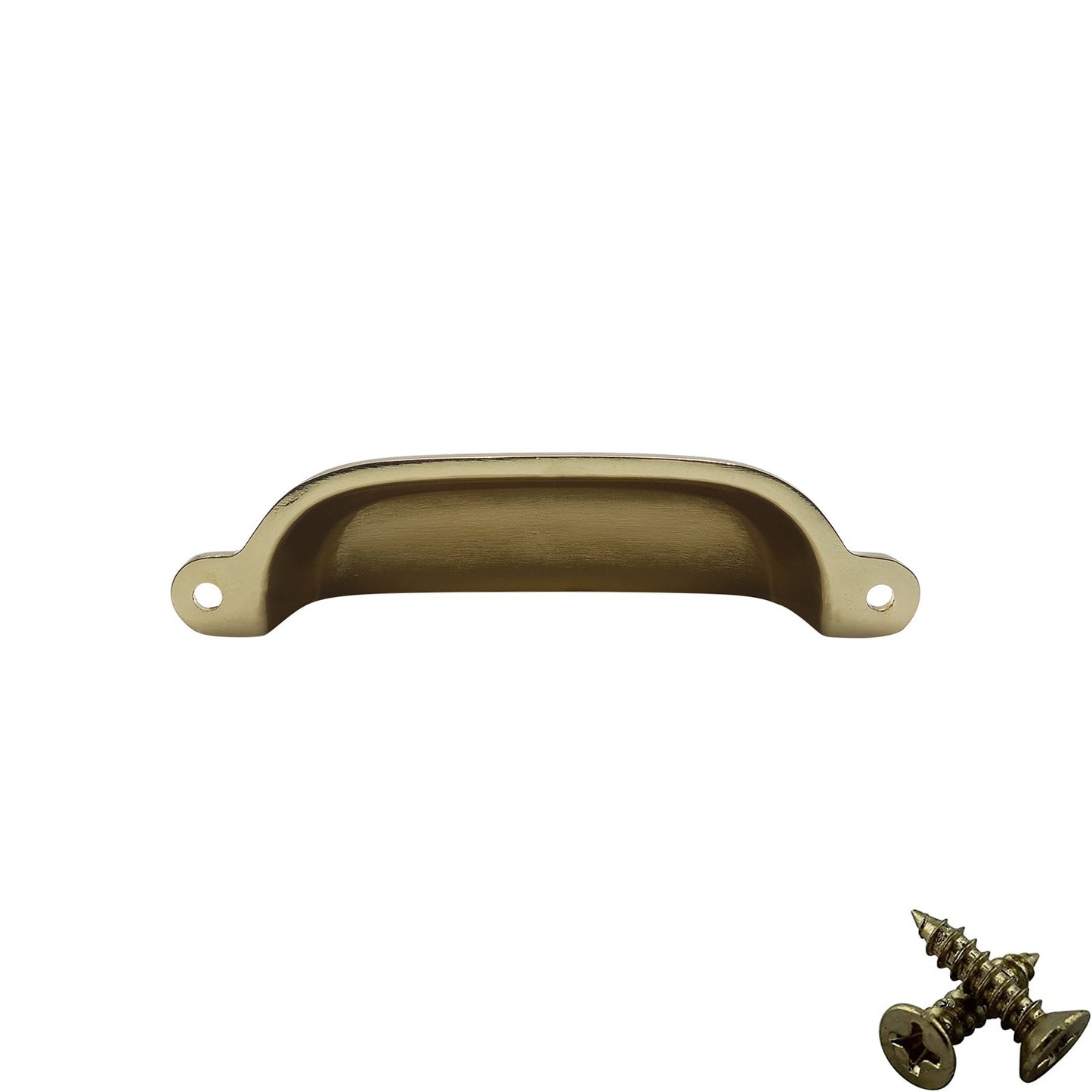 M4TEC 96mm Karat Gold Cup Handle - Luxury Zinc Cabinet Pull (VG4 Series)