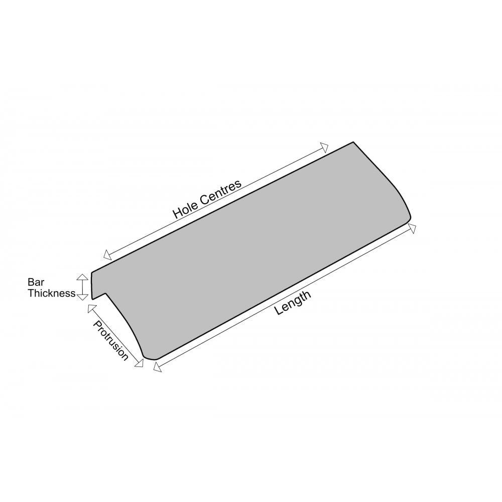 Brushed Brass Aluminium Cabinet Handle – Modern Cupboard, Drawer & Door Pull (Pack of 10)