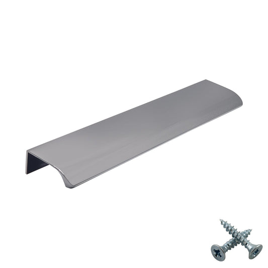 M4TEC Alva Bar Pull Handle – Matt Chrome Cabinet, Drawer & Cupboard Handle (Pack of 10) VD3