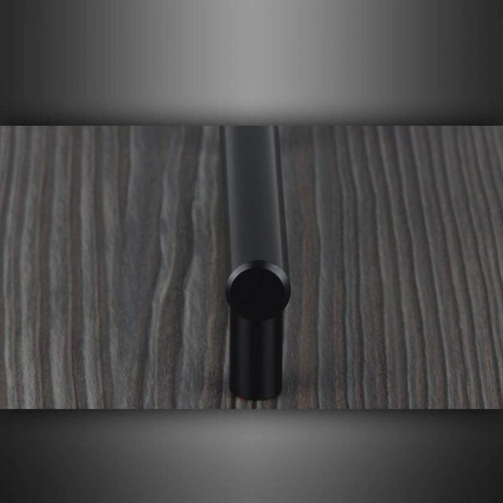 M4TEC Ballater D5 Black T-Bar Handle – Modern Cabinet, Cupboard & Door Handle (128mm Centres)