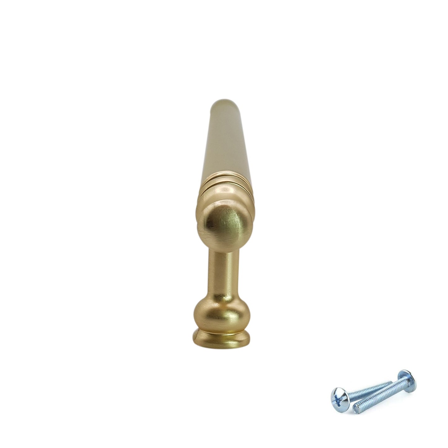 M4TEC Brushed Brass Decorative Bar Handle – VH7 Series (Traditional Cabinet & Drawer Handle)