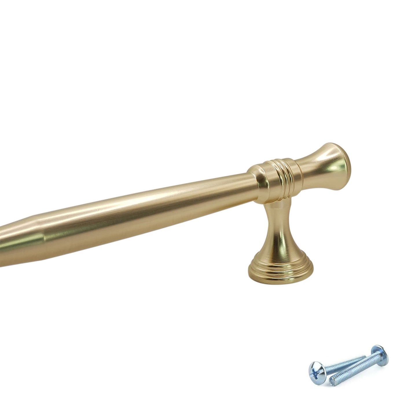 M4TEC Bar Handle Brushed Brass Doors, Drawers or Cupboards VH8 Series 10 pack