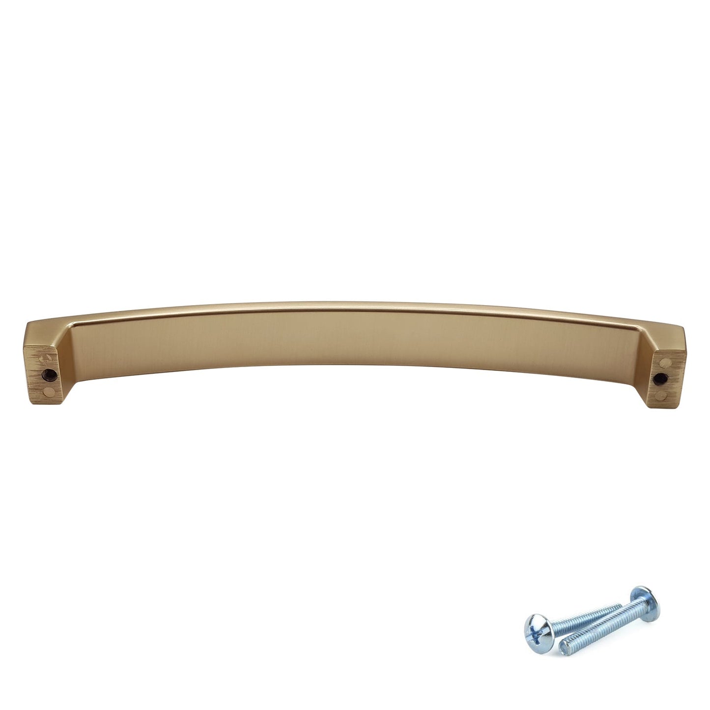 M4TEC Brushed Brass Bow Handle – Cabinet, Drawer & Cupboard Pull in 3 Sizes (VE9 Series)