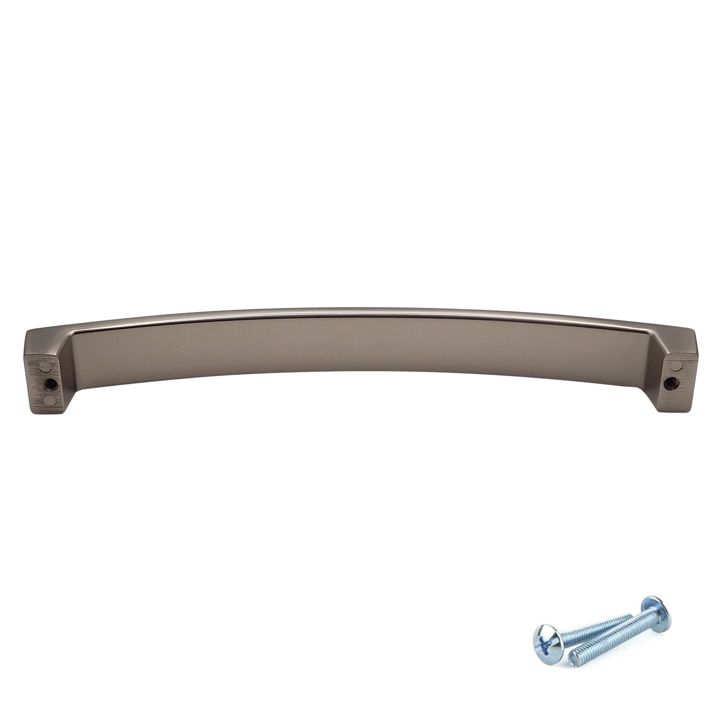 M4TEC Matt Satin Nickel Bow Handle – Cabinet, Drawer & Cupboard Pull in 3 Sizes (VE9 Series)
