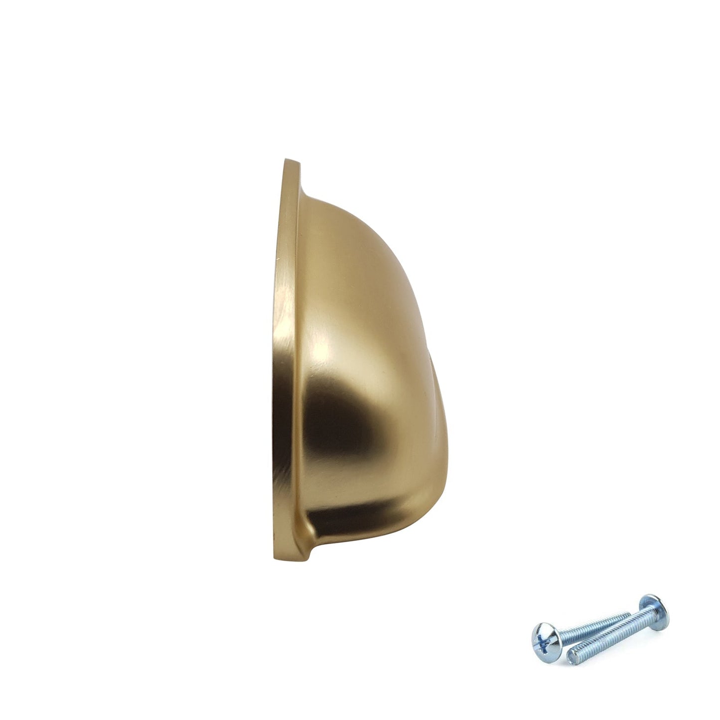M4TEC Brushed Brass Cup Handles – VG5 Series (Pack of 10)