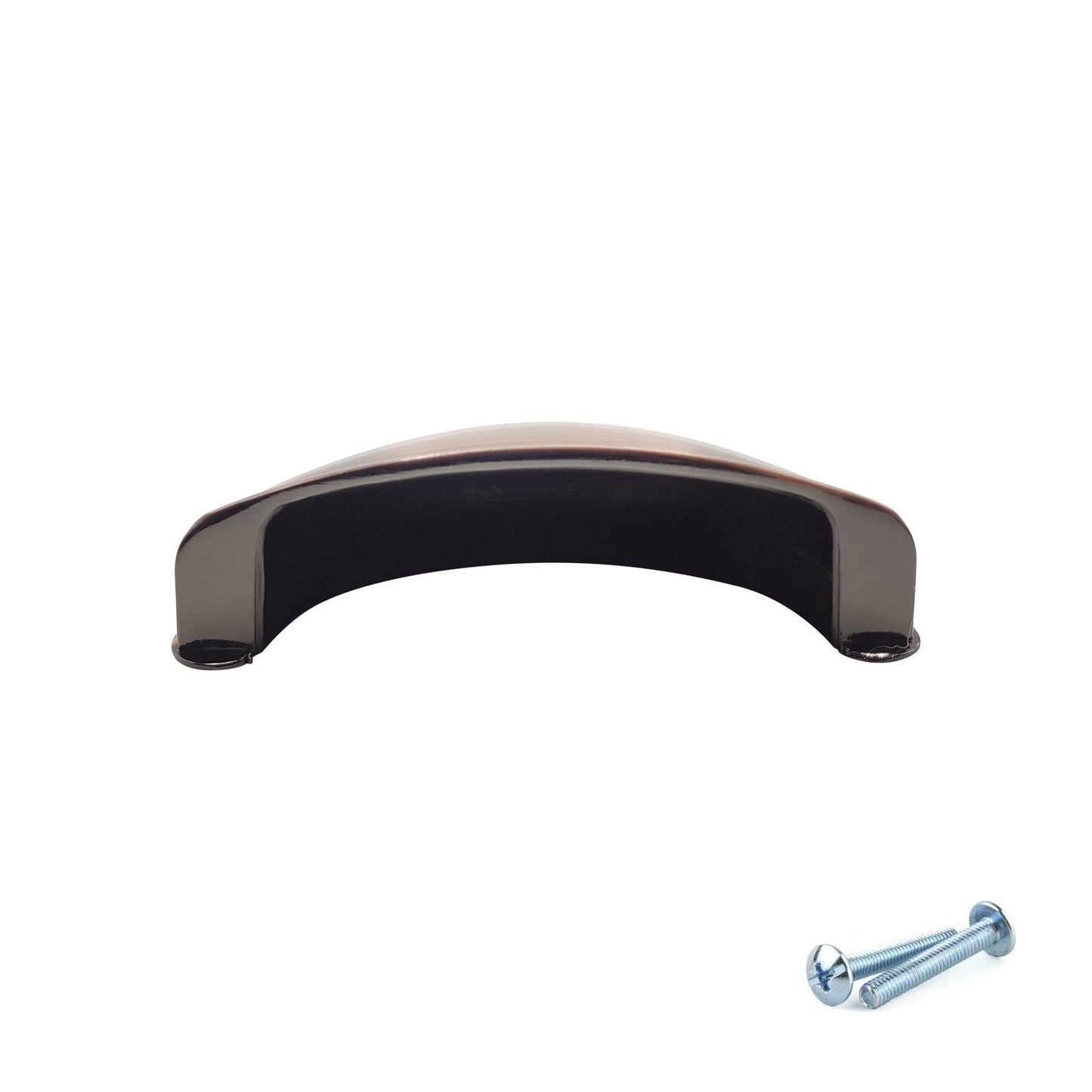 Antique Copper Cup Handle – 79mm Cabinet Drawer Pull (64mm Centres) | M4TEC VG3 Series