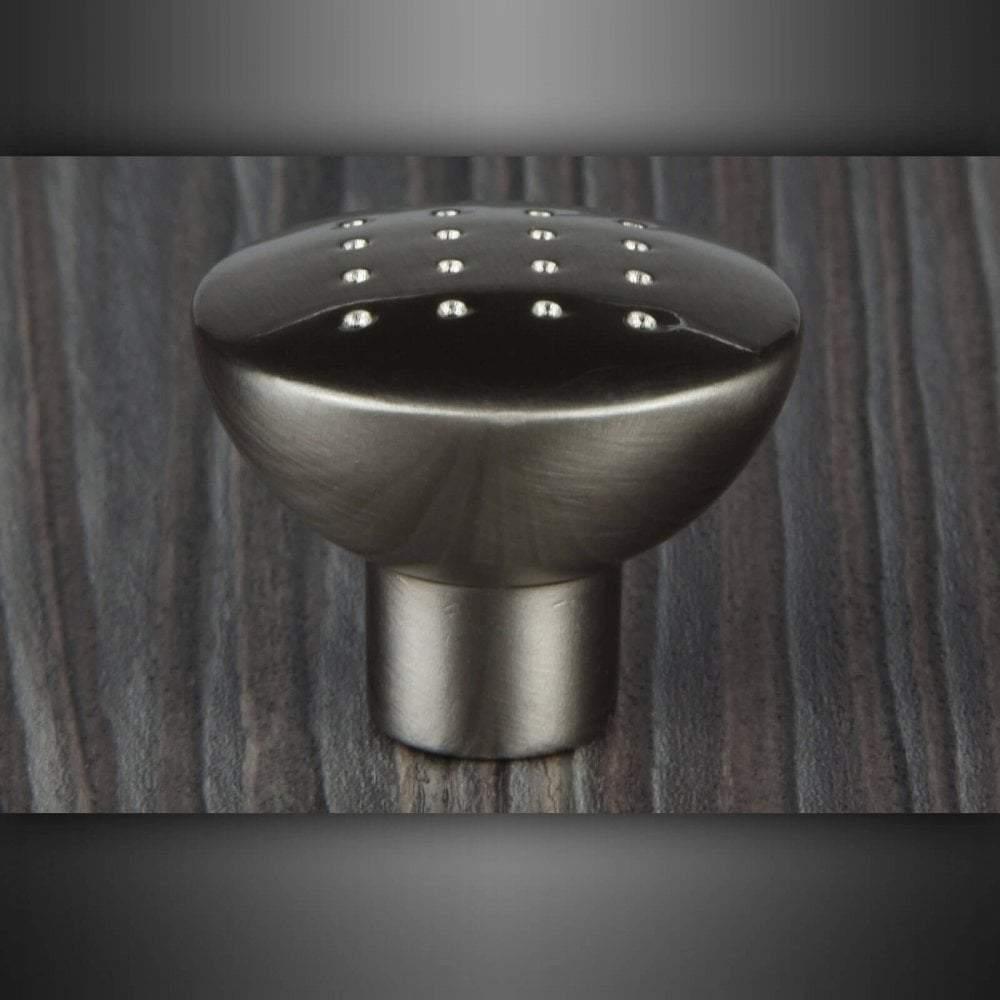M4TEC Durness C9 Stainless Steel Cabinet Knob – 33mm Dimple-Pattern Cupboard & Drawer Handle