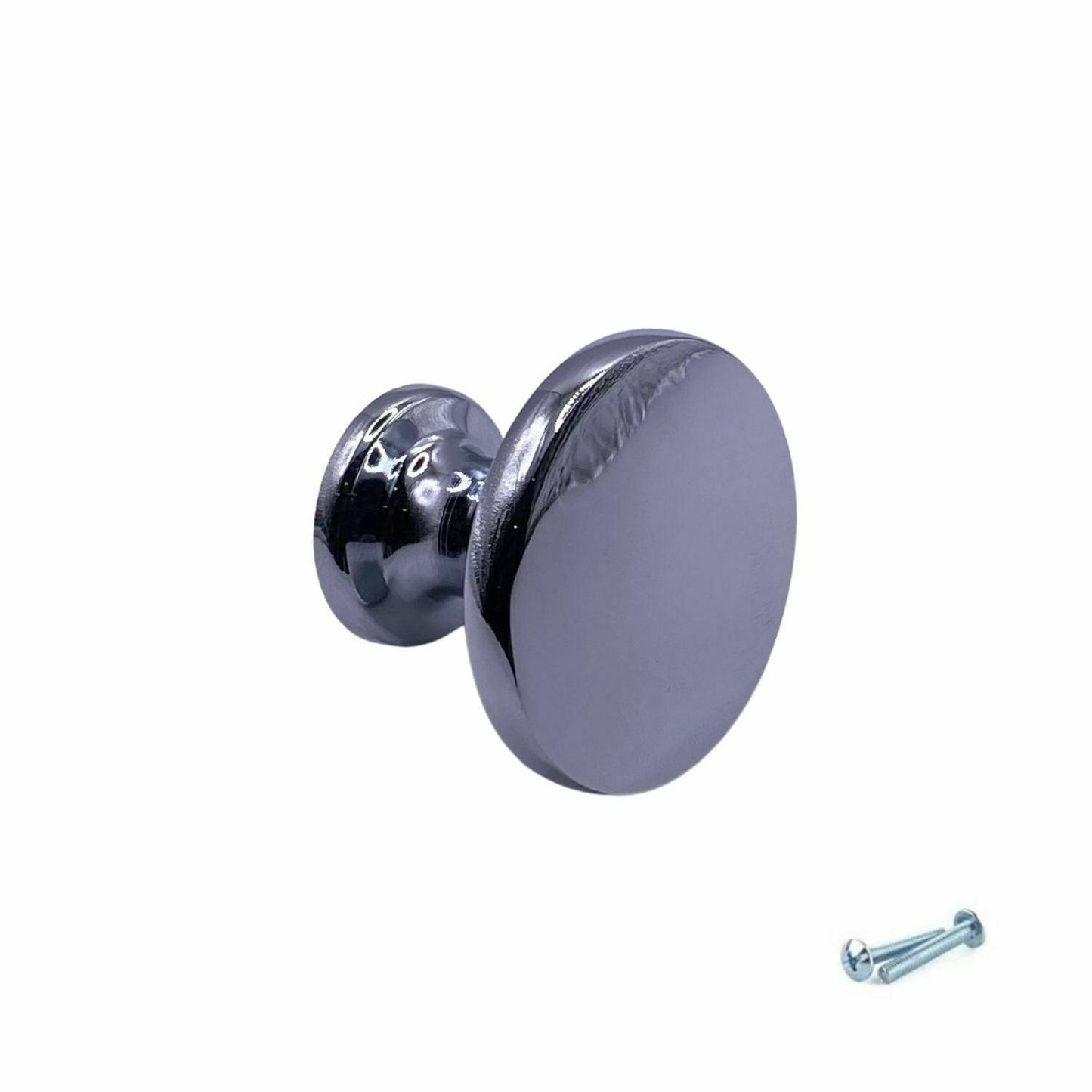 M4TEC Furniture Pull Knob Handle – Brass Brushed, Polished Chrome & Black Cabinet & Drawer Knob VD4B