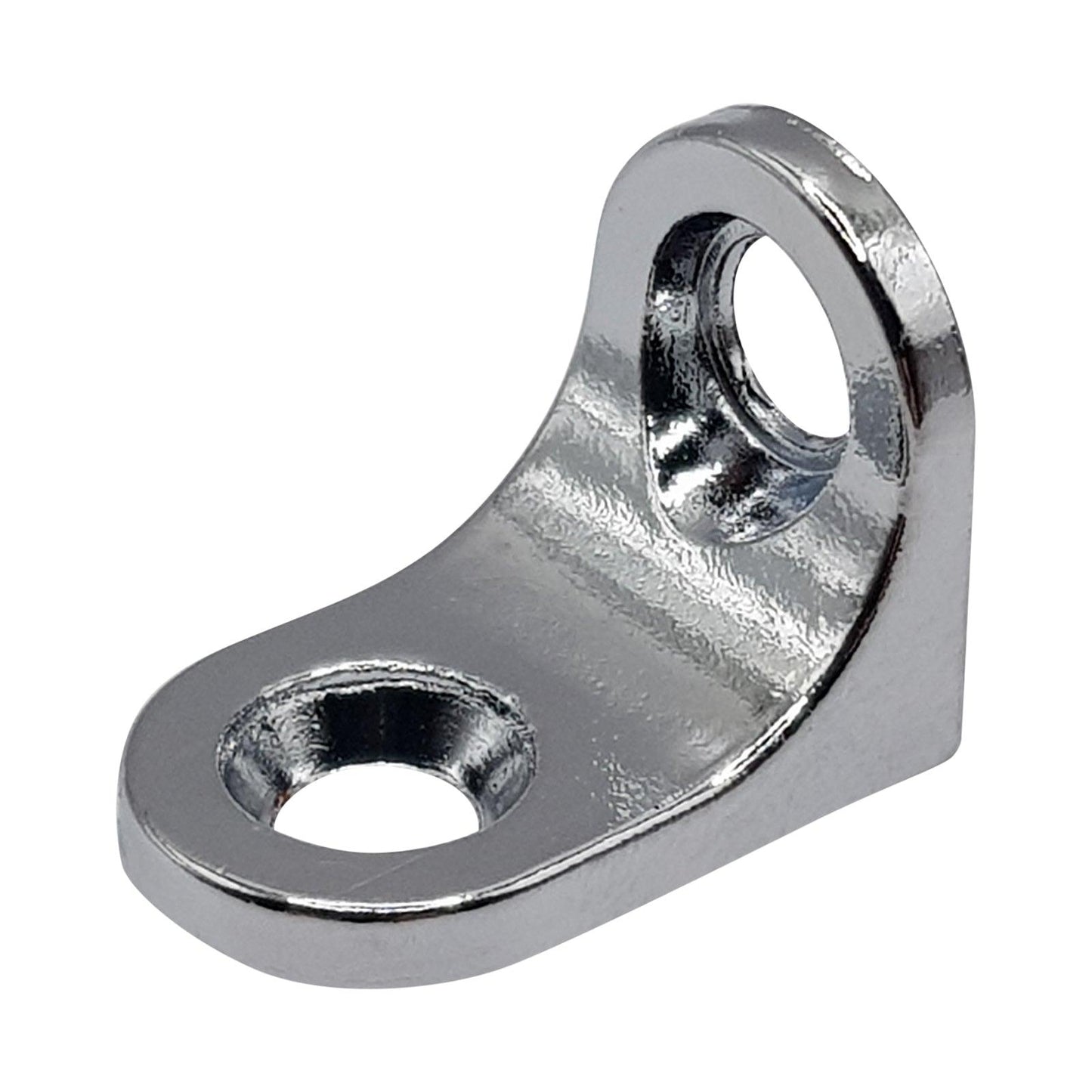 M4TEC Heavy Duty Steel Shelf Brackets - Chrome & Brass