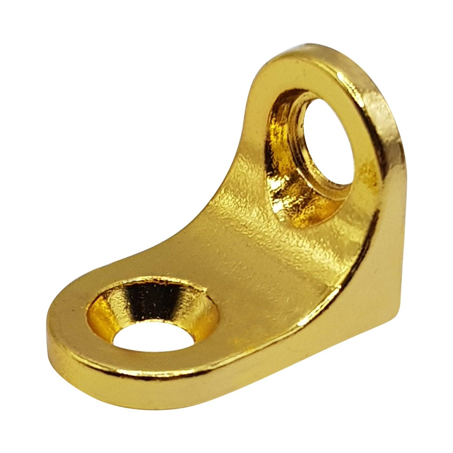 M4TEC Heavy Duty Steel Shelf Brackets - Chrome & Brass
