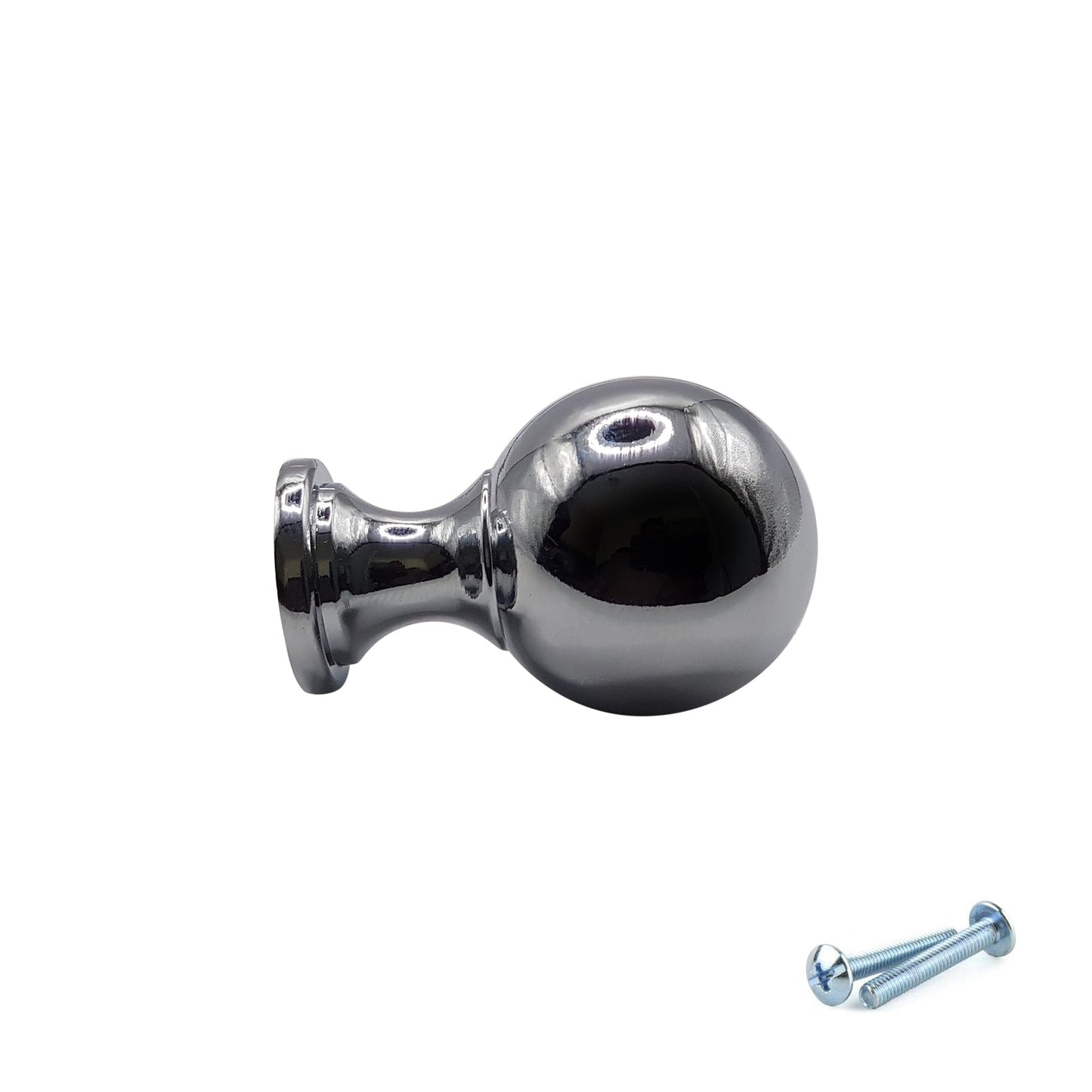 M4TEC Polished Chrome Round Knob Handle – VG9 Series (25mm Cabinet, Drawer & Cupboard Knob)