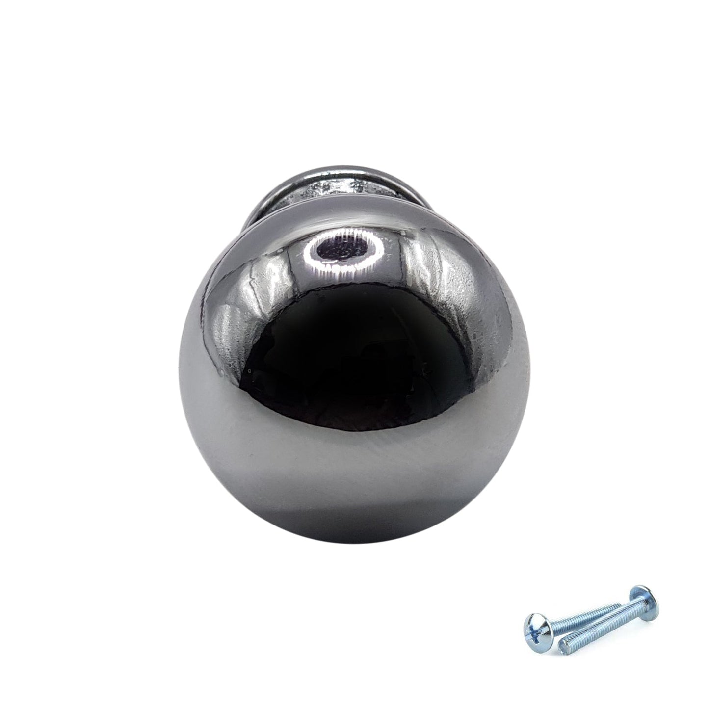 M4TEC Polished Chrome Round Knob Handle – VG9 Series (25mm Cabinet, Drawer & Cupboard Knob)