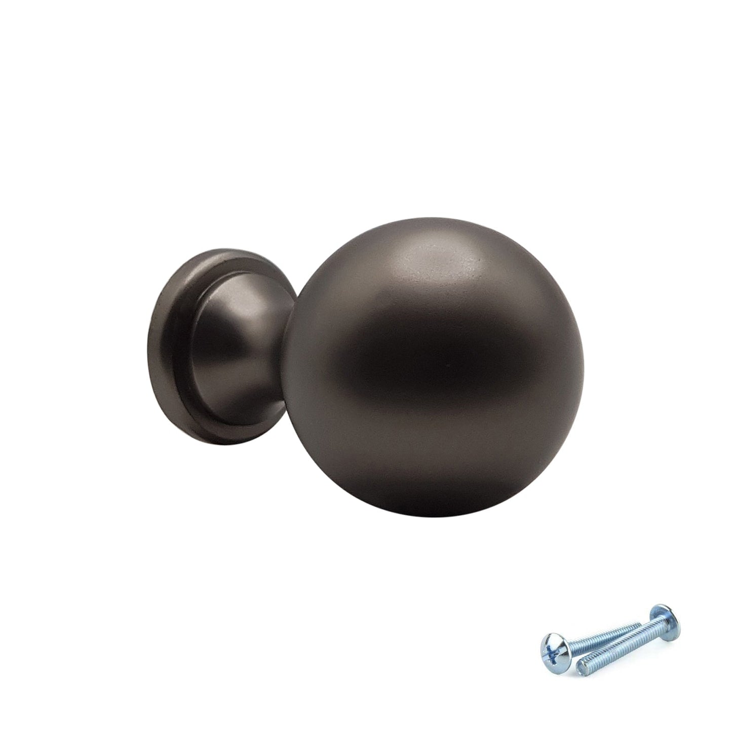 M4TEC Pearl Grey Round Knob Handle – VG9 Series (25mm Cabinet, Drawer & Cupboard Knob)