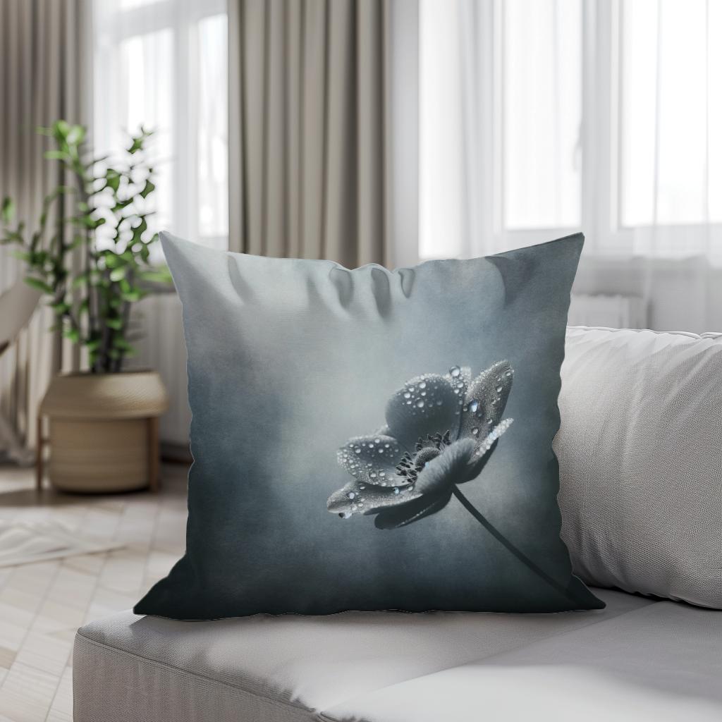 Dew-Kissed Solitude Cotton Cushion