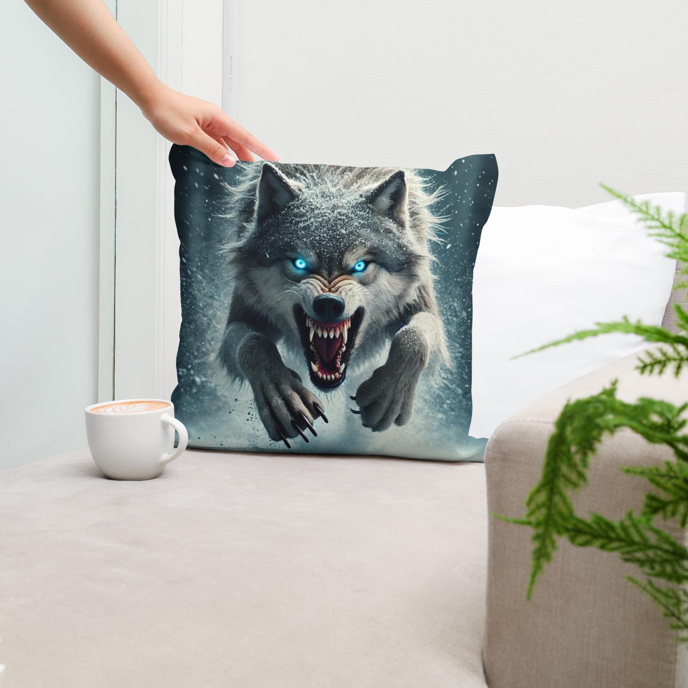Winter Fury Cotton Cushion