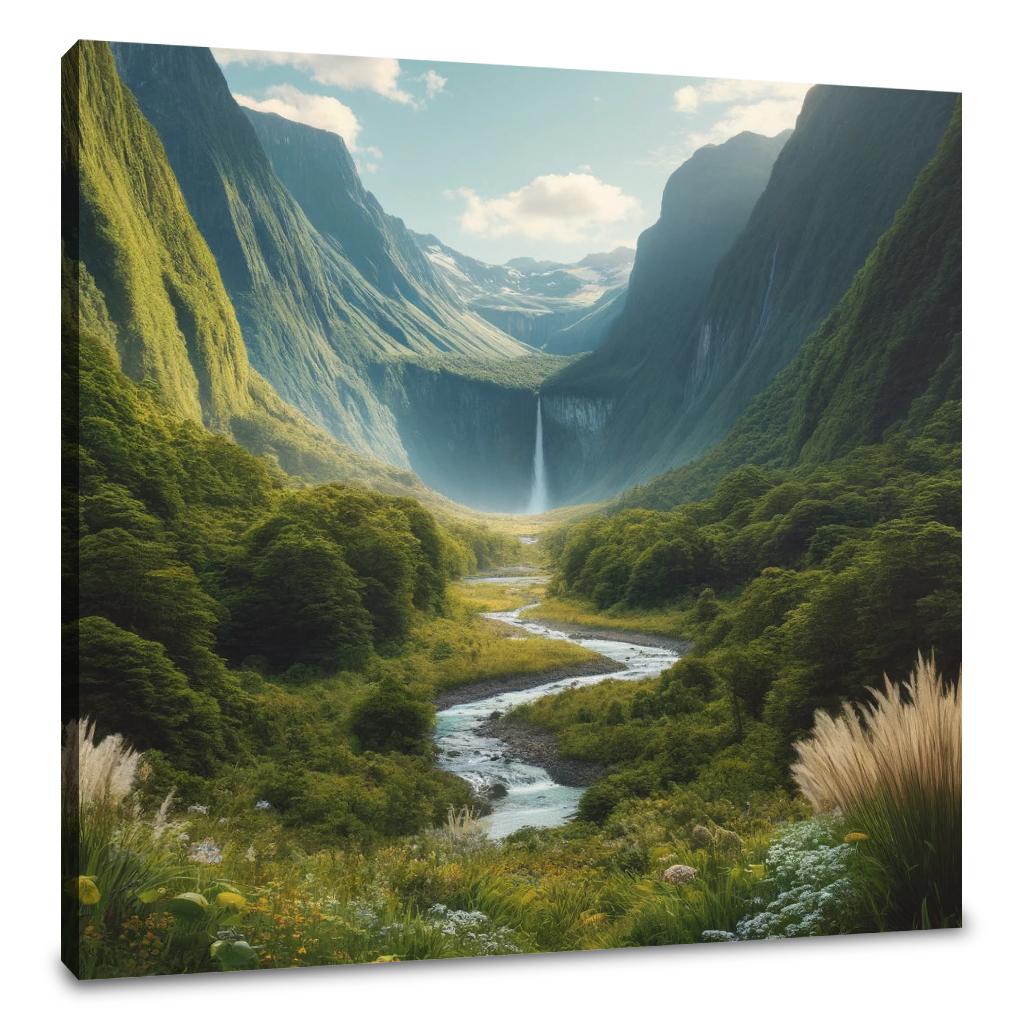 Verdant Valley Canvas