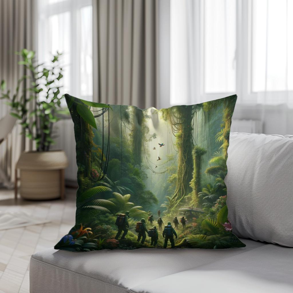 Rainforest Quest Cotton Cushion