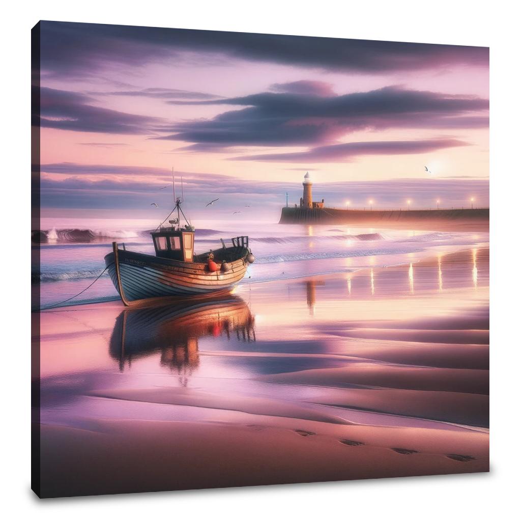 Newcastle Dusk Serenity Canvas