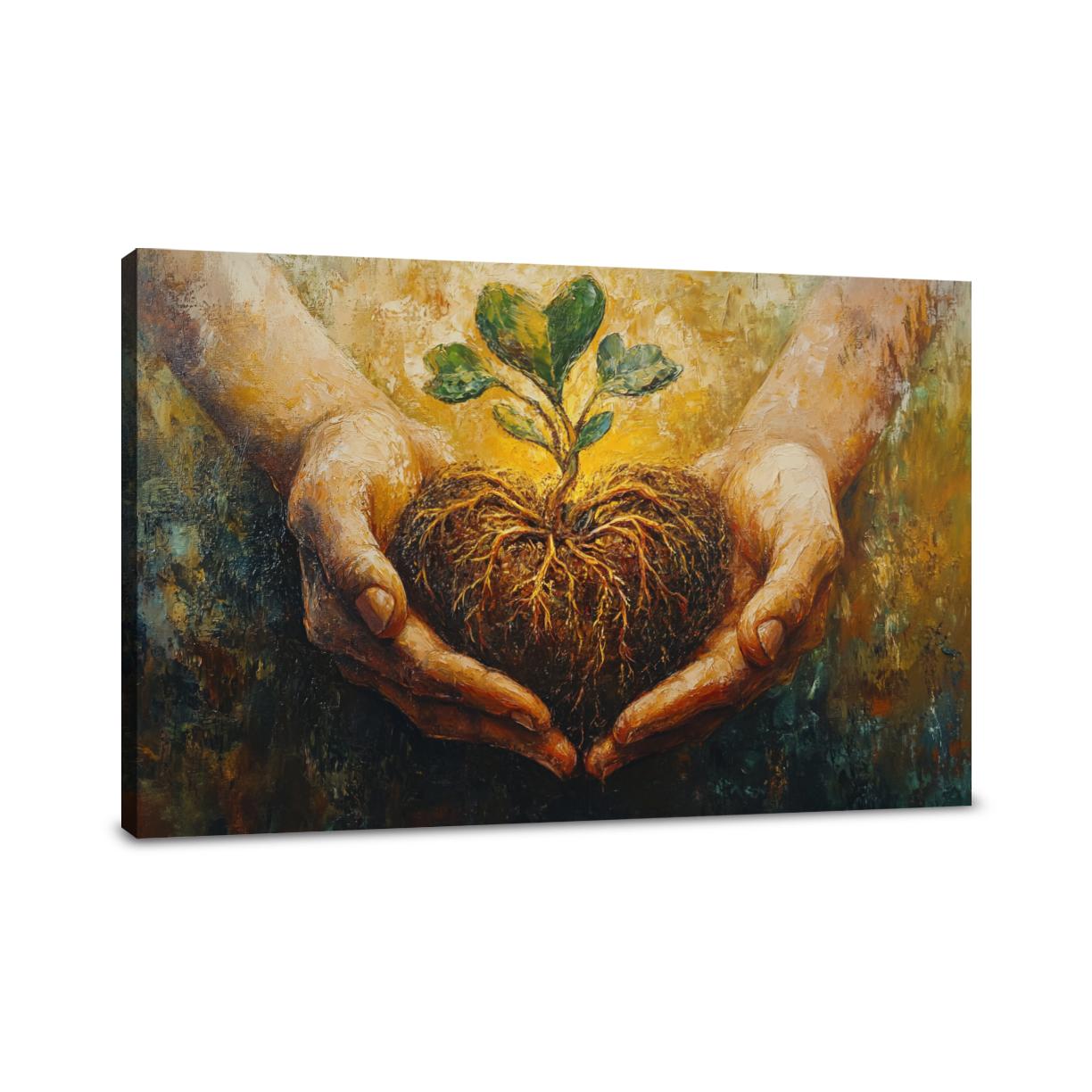 Heart of Growth Canvas