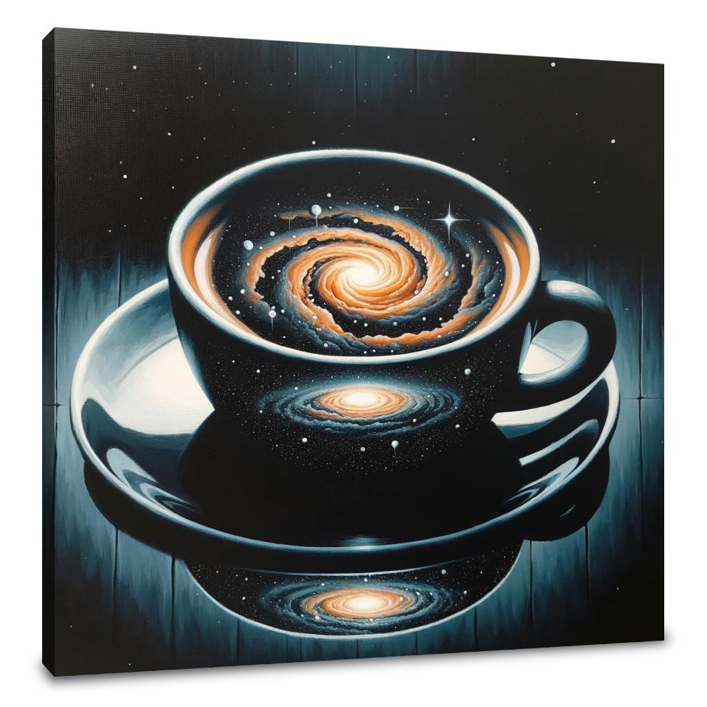Cosmic Crema Espresso Canvas