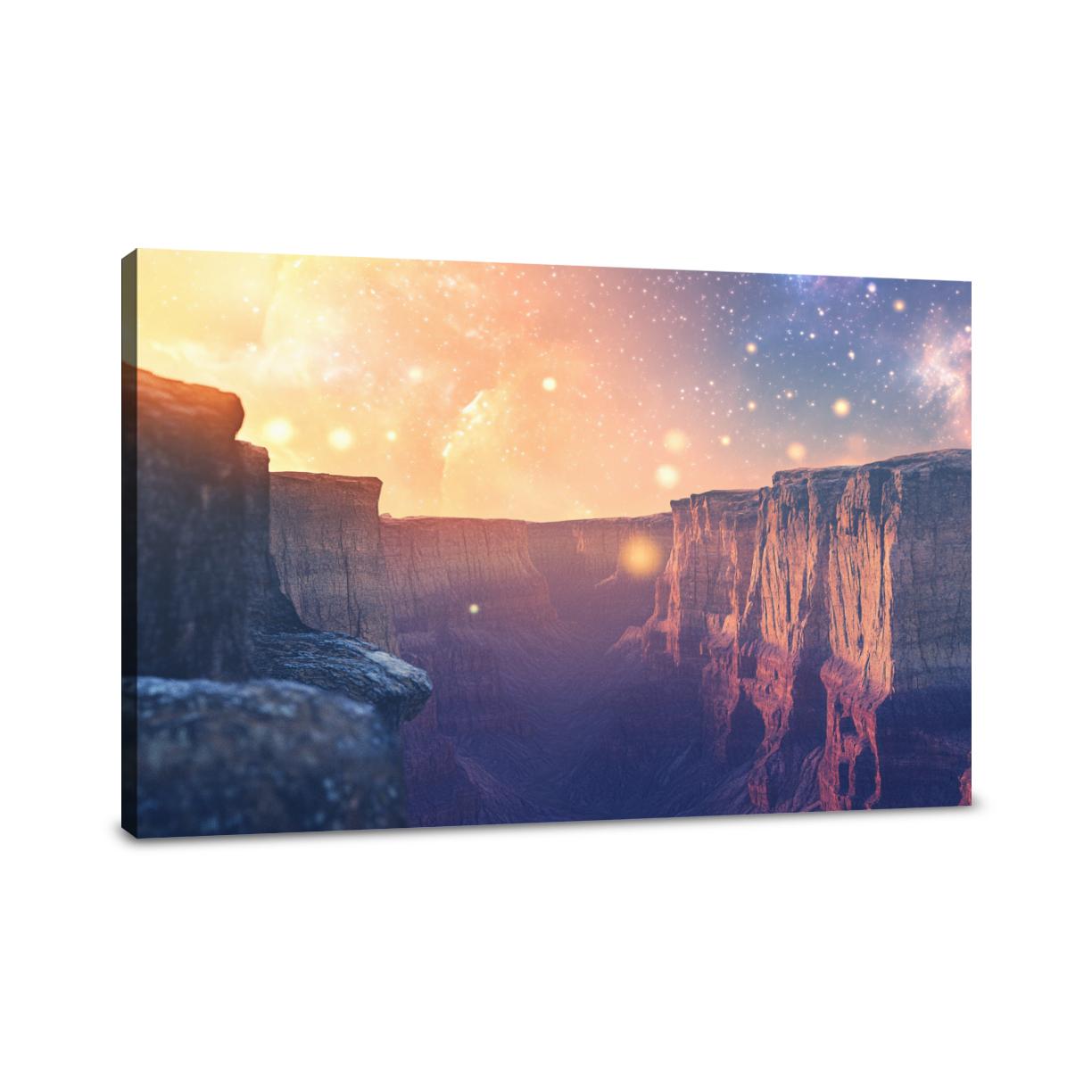 Celestial Canyon Canvas
