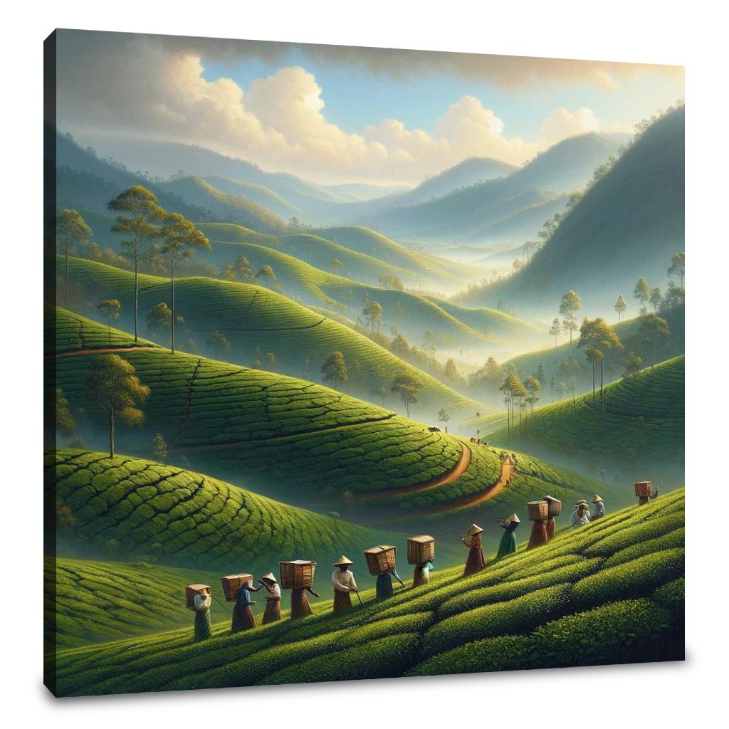 Serenity in Tea Country Canvas