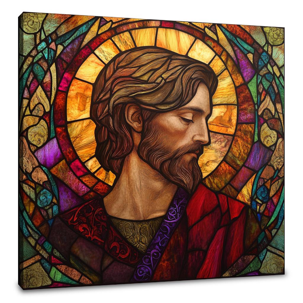 Saint David's Stained Glass Canvas