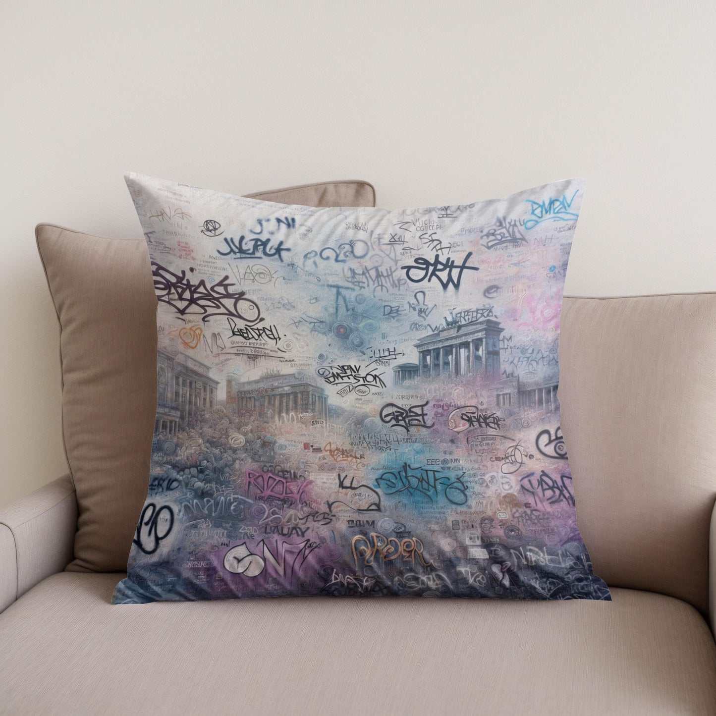 Whispers of the Wall Cotton Cushion