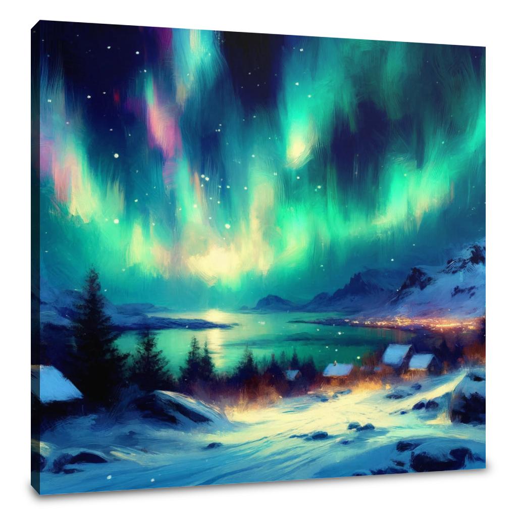 Northern Lights Magic Canvas