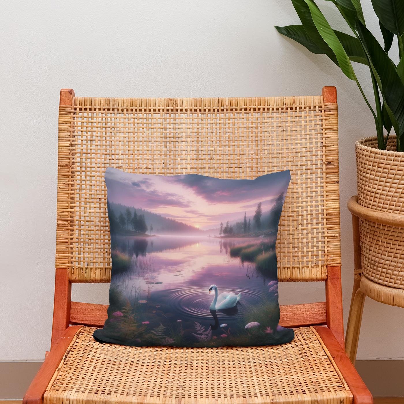 Tranquil Vista Cotton Cushion