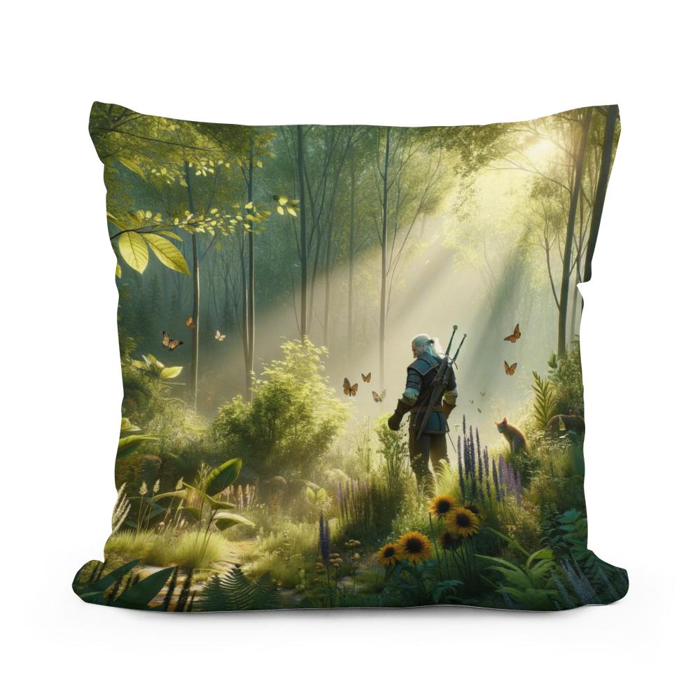 Whispering Forest Cotton Cushion