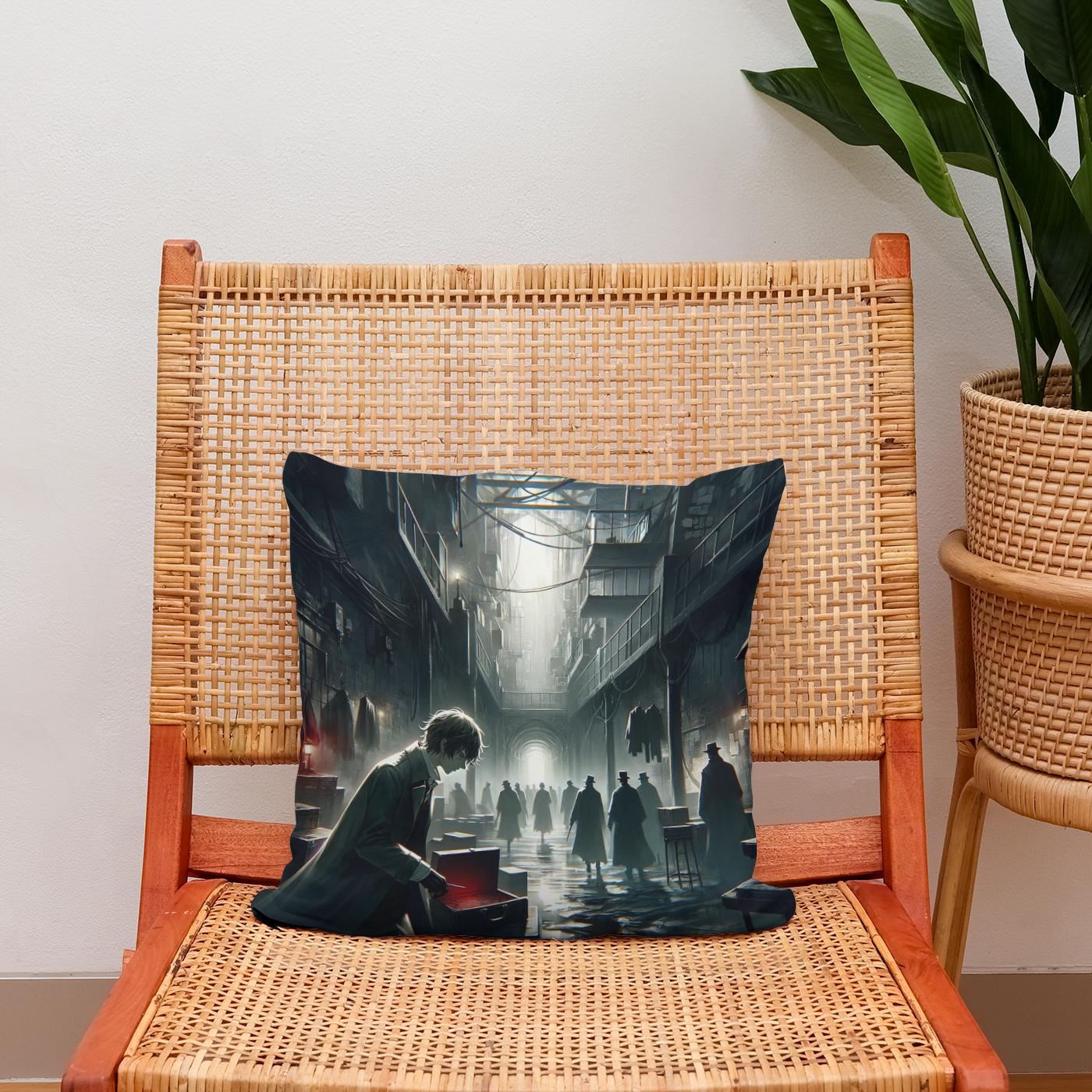 Cryptic Quest Cotton Cushion