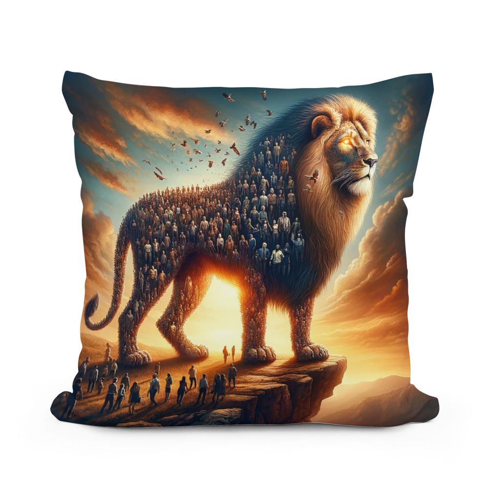 Lion's United Loyalty Cotton Cushion