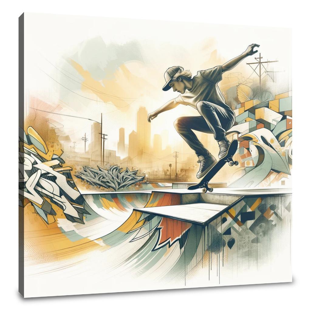 Skate and Spray Canvas